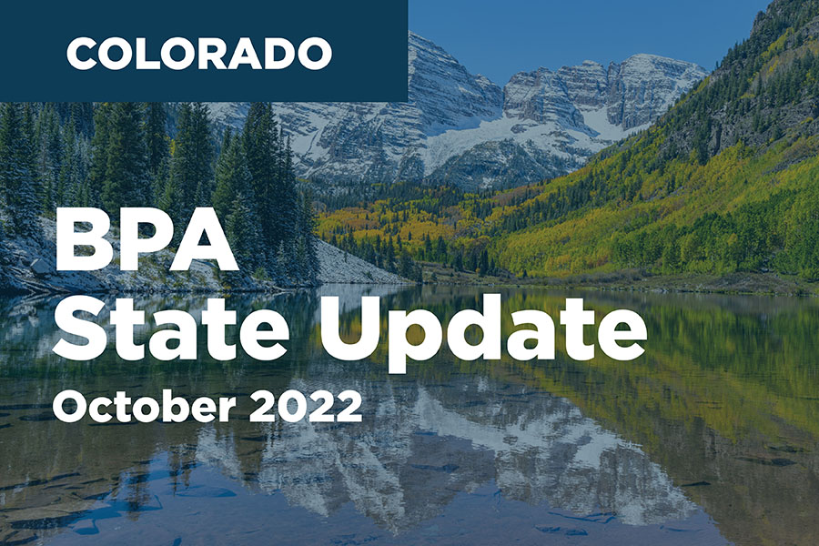 Colorado BPA State Update - October 2022
