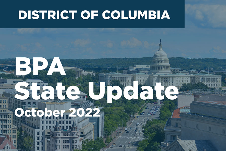 District of Columbia BPA State Update - October 2022