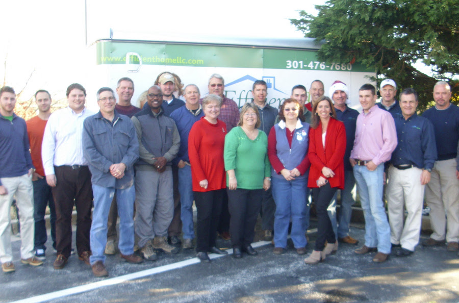 Smiling group photo of the Energy Efficient Team