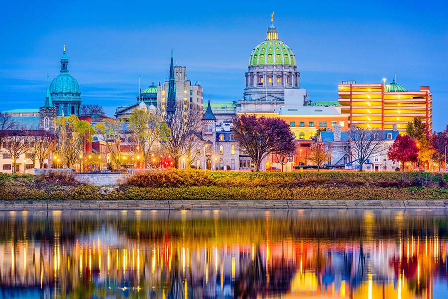 Photo of the Pennsylvania Capitol