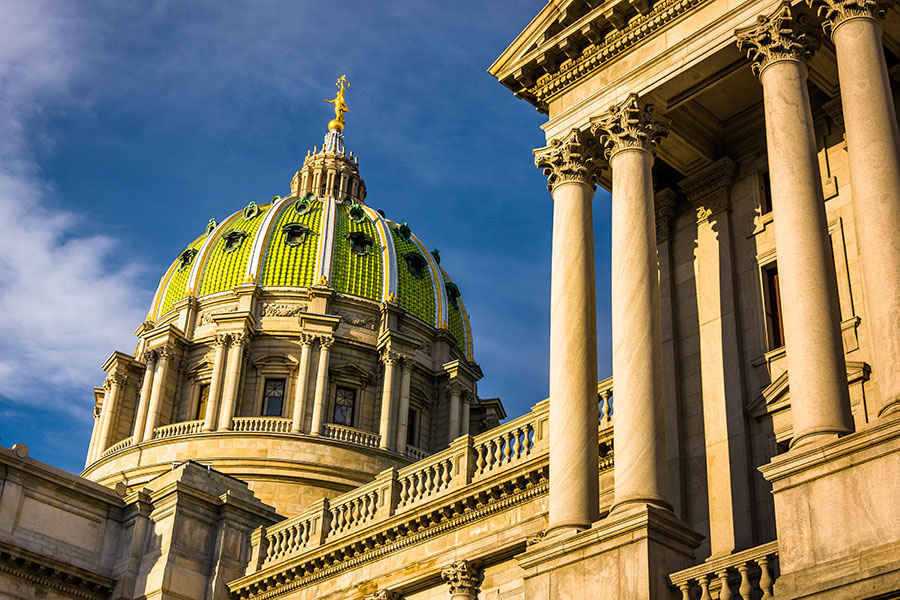 Photo of the Pennsylvania Capitol Building