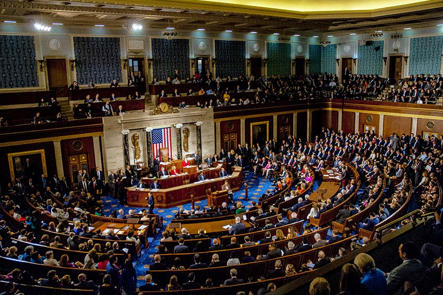 Photo of the United States senate