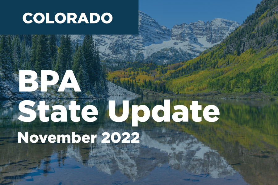 Colorado BPA State Update - November 2022