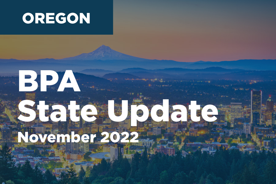 Oregon BPA State Update - November 2022
