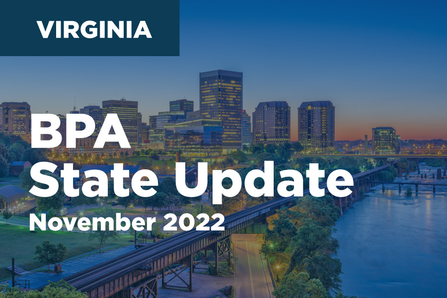 Virginia BPA State Update - November 2022