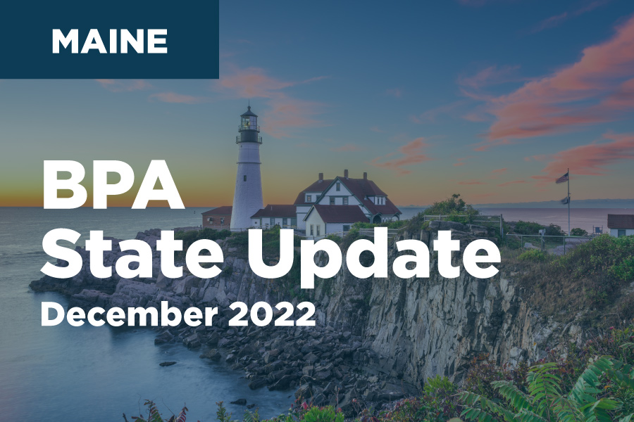 Maine BPA State Update - December 2022
