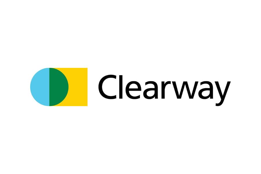 A photo of Clearway logo.