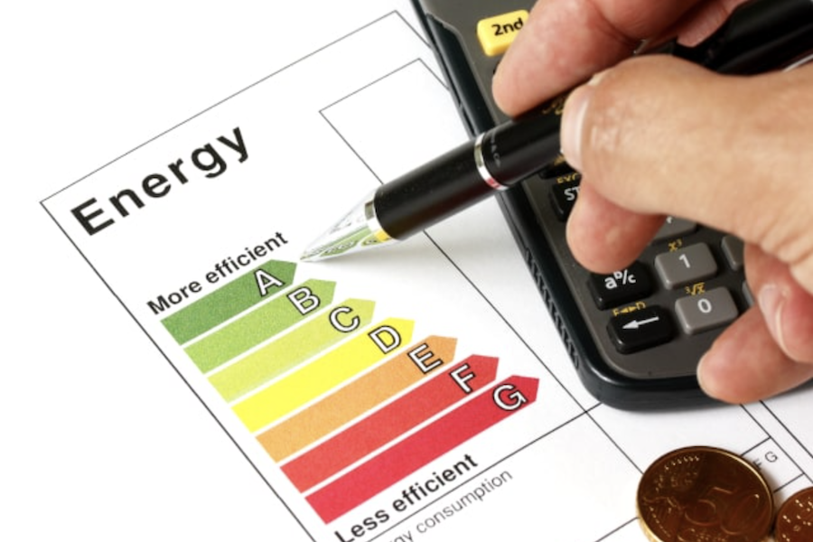 Check box list for energy efficiency.