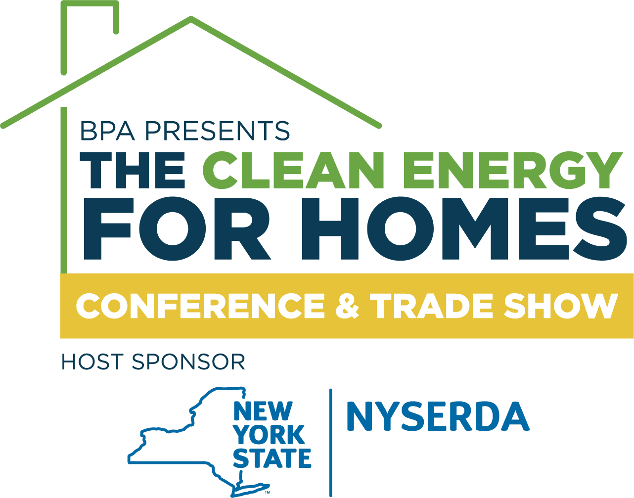 BPA presents the clean energy for homes conference and trade show logo