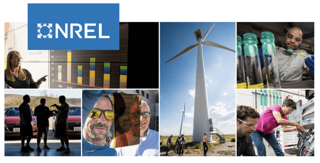 Photo montage of people working on energy audit tasks