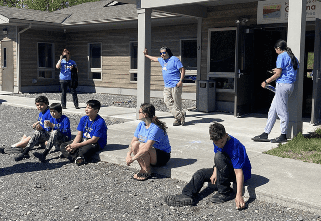 Derrick Sinyon, Environmental Coordinator for the Native Village of Gakona, hosts the Youth Environmental Summit for kids from the region every summer. Photo by NREL