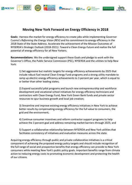 Screenshot of Moving New York Forward on Energy Efficiency in 2018