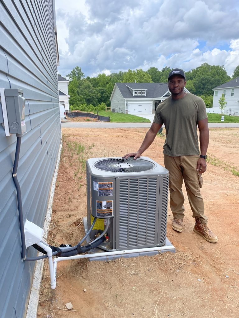 HVAC outdoors - Green Door Energy