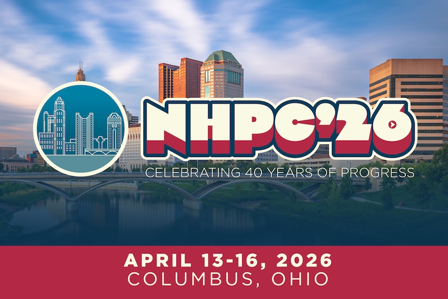 Skyline of Columbus, Ohio in the background with BPA's NHPC'26 logo on top. Copy reads "Celebrating 40 Years of Progress" and "April 13-16, 2026, Columbus, OHIO