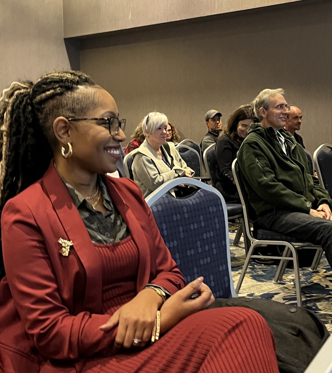 Attendees seated in a session, taken at BPA's 2025 New England Regional Home Performance Conference and Trade Show