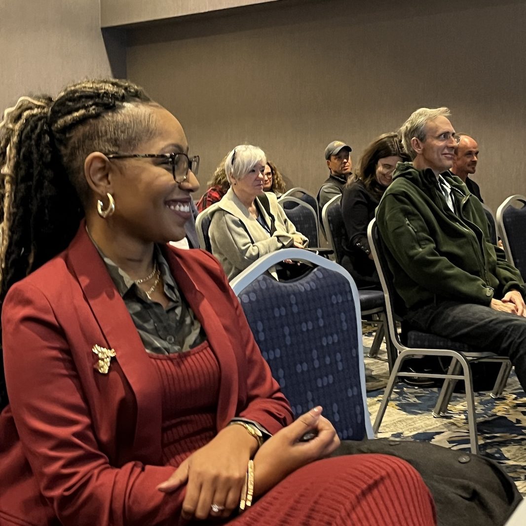 Attendees seated in a session, taken at BPA's 2025 New England Regional Home Performance Conference and Trade Show